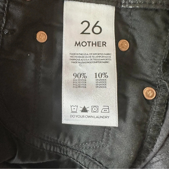 MOTHER The Looker Skinny in crackle black Size: 26 - Picture 6 of 6